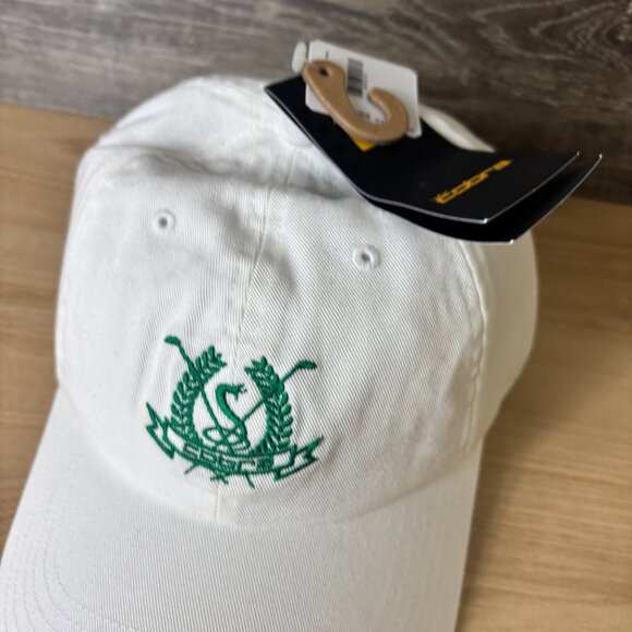 Cobra Golf Hat Cap Strap Back White Green Vintage Dad Cap Adjustable NWT - Picture 4 of 13